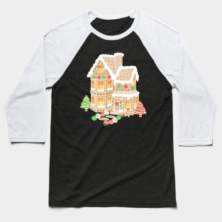 Gingerbread House Baseball T-Shirt